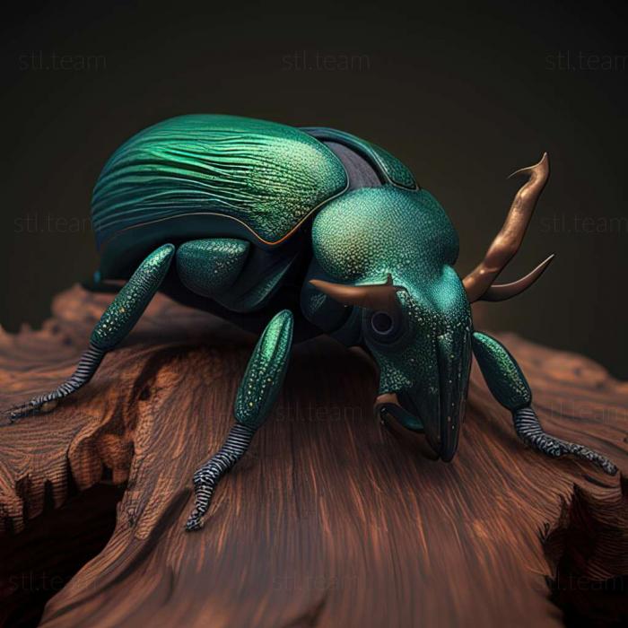 3D model Carabus smaragdinus (STL)